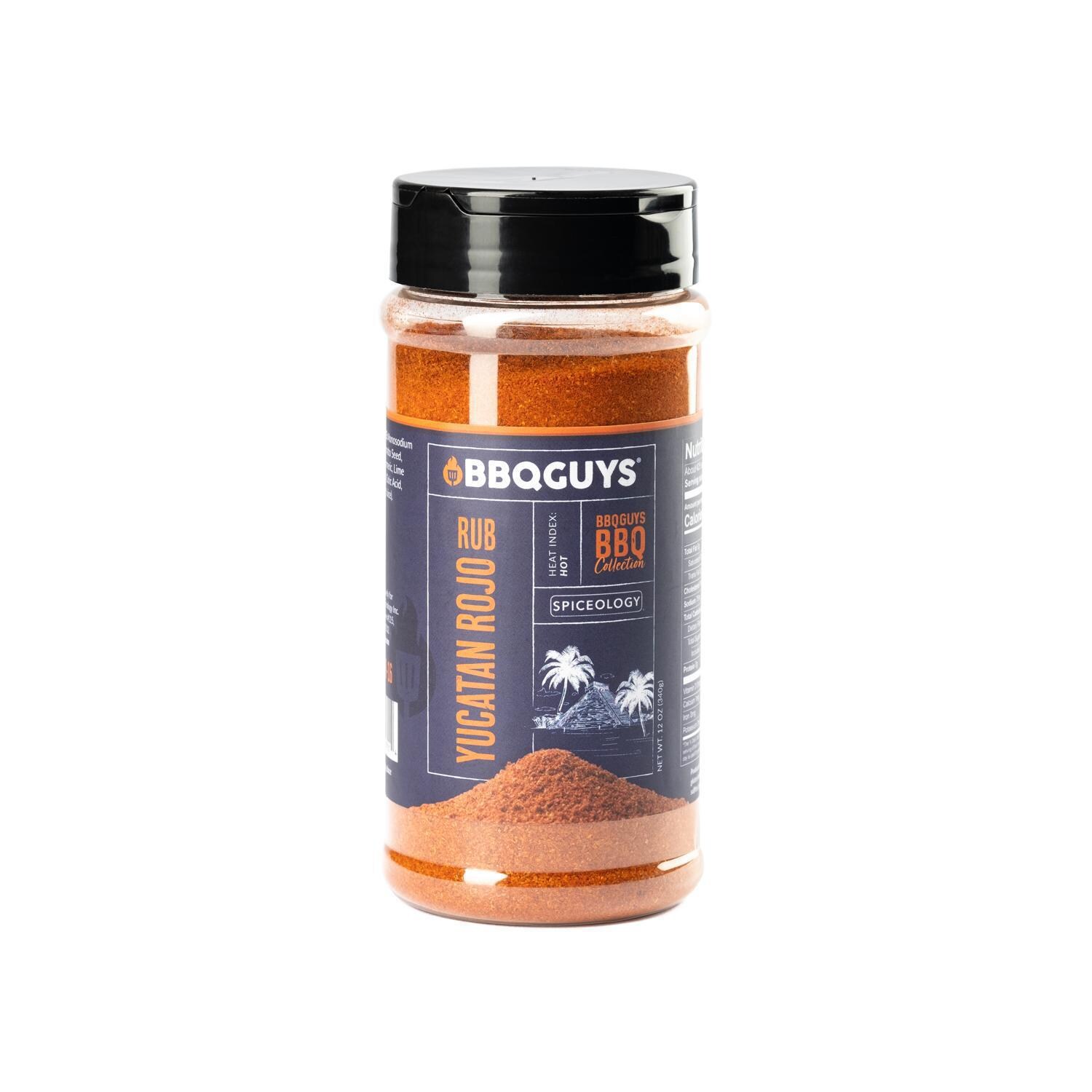 BBQGuys Signature x Spiceology BBQ-RB-YR-16 Yucatan Rojo Rub - 12 Oz. thumbnail