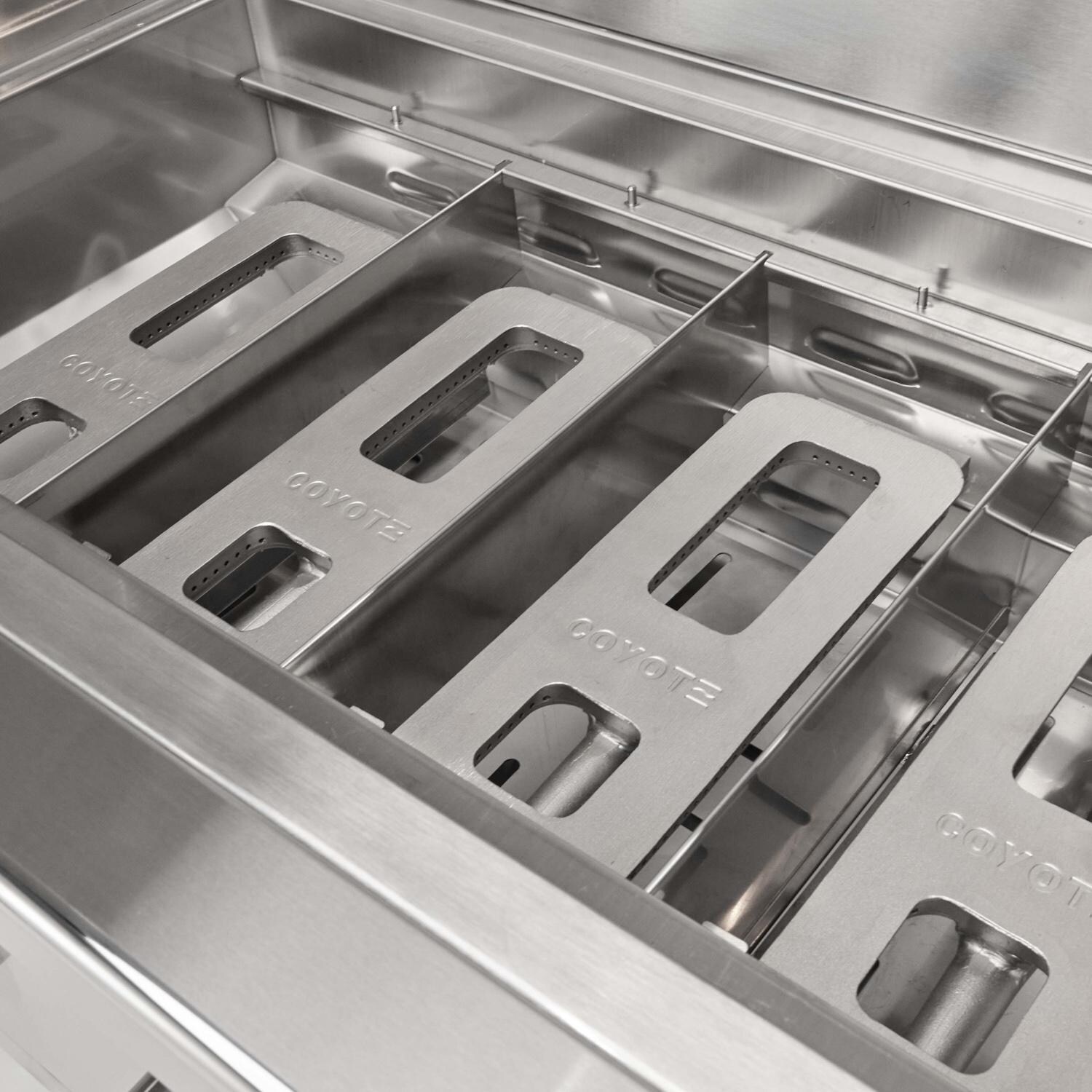 Coyote Outdoor Living 36 Inch CL-Series Built-In Natural Gas Grill - Heat Separator - Detail thumbnail