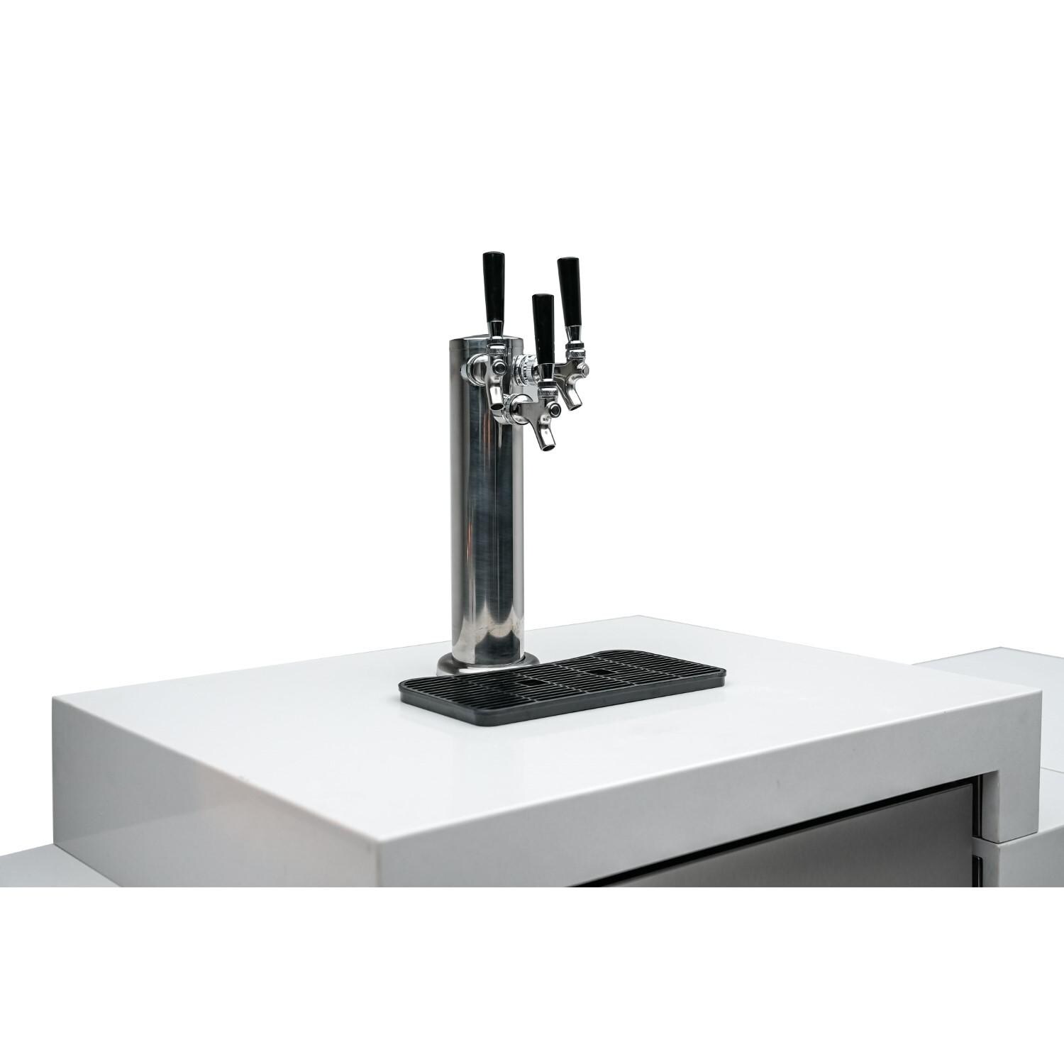 Mont Alpi - MA-KEG - Outdoor Rated Triple Tap Kegerator Cabinet Module - Taps thumbnail