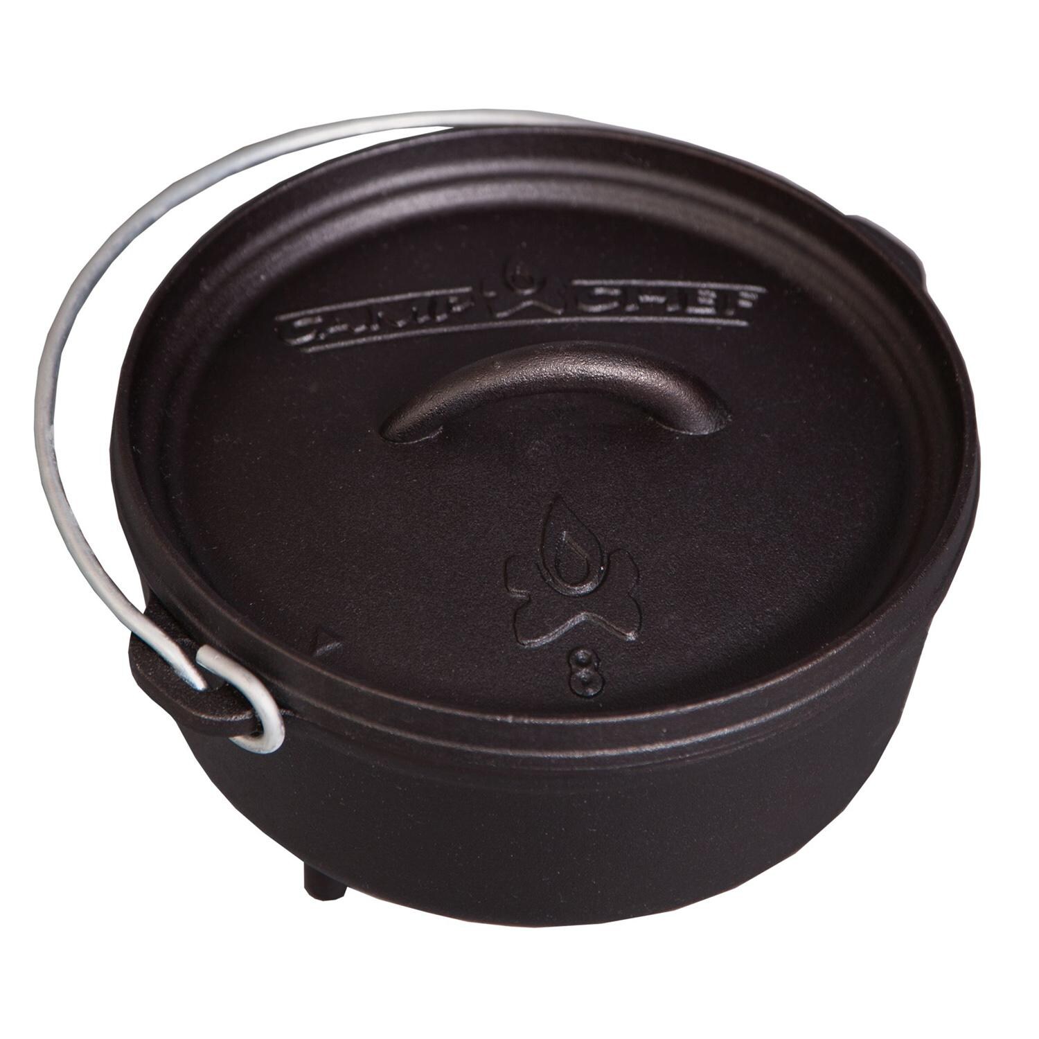 Camp Chef 2-Quart Seasoned Cast Iron Dutch Oven - Standard - SDO8 thumbnail