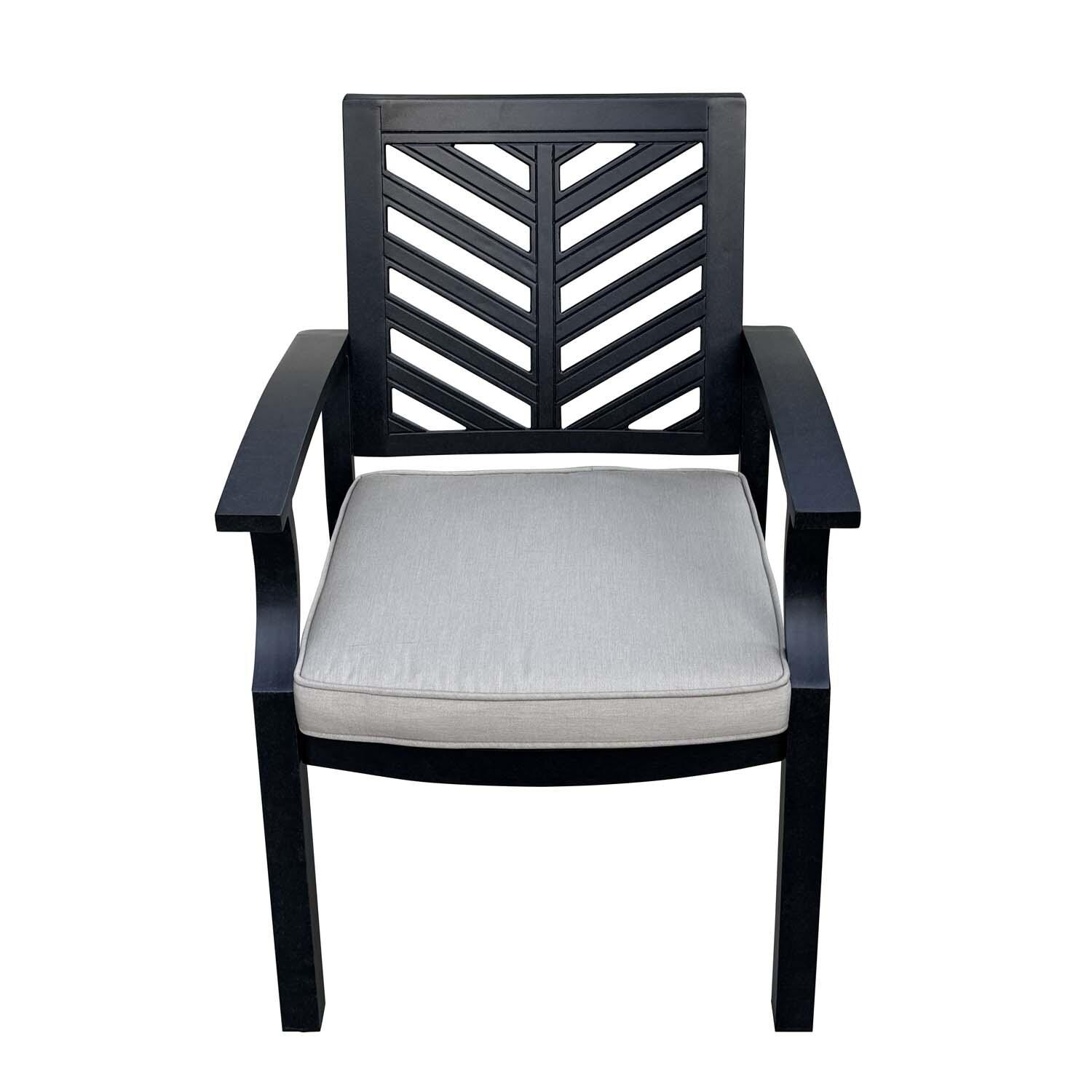 Palm Springs Aluminum 2 Pc Dining Arm Chair Set in Antique Bronze/Beige by Darlee - White Background thumbnail