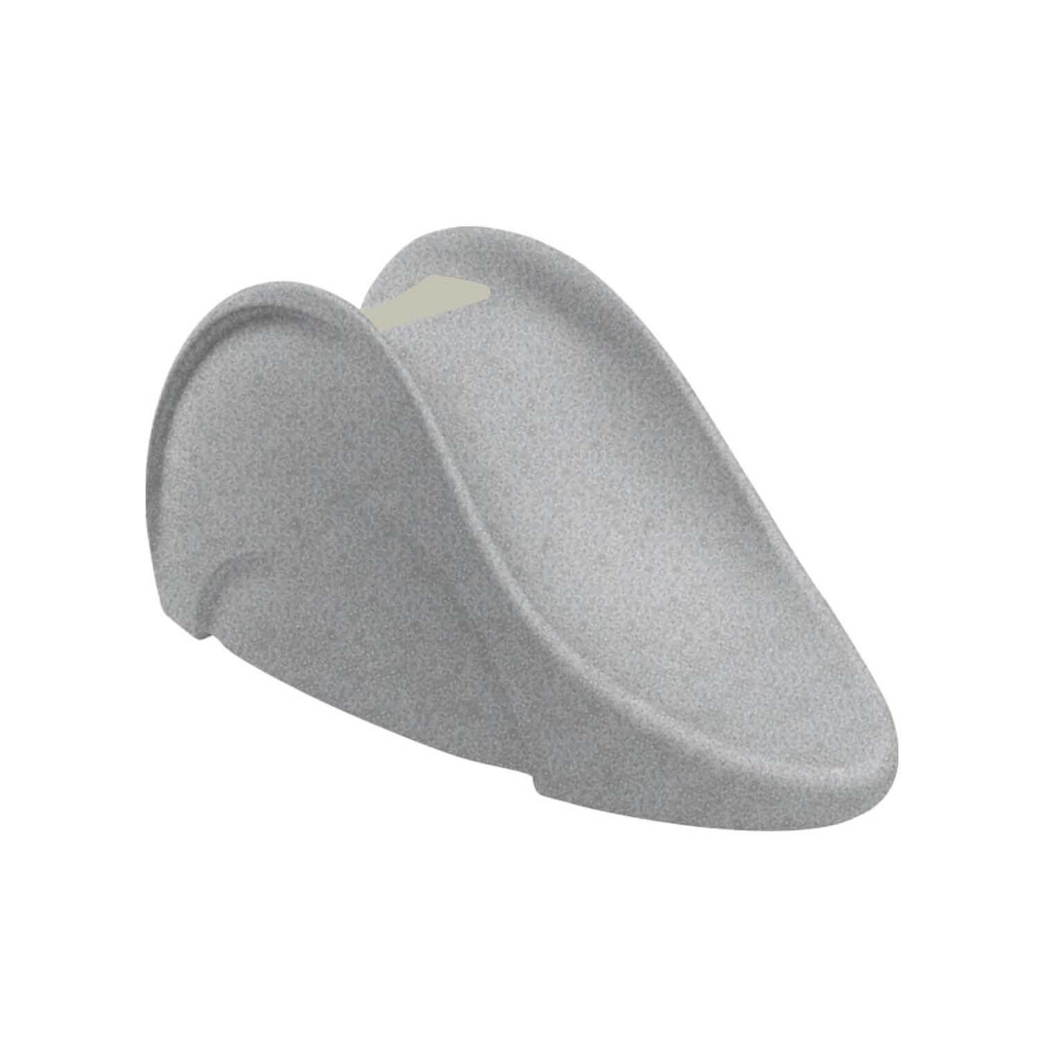 Ledge Lounger Signature In-Pool Slide - Granite Gray - White Background thumbnail