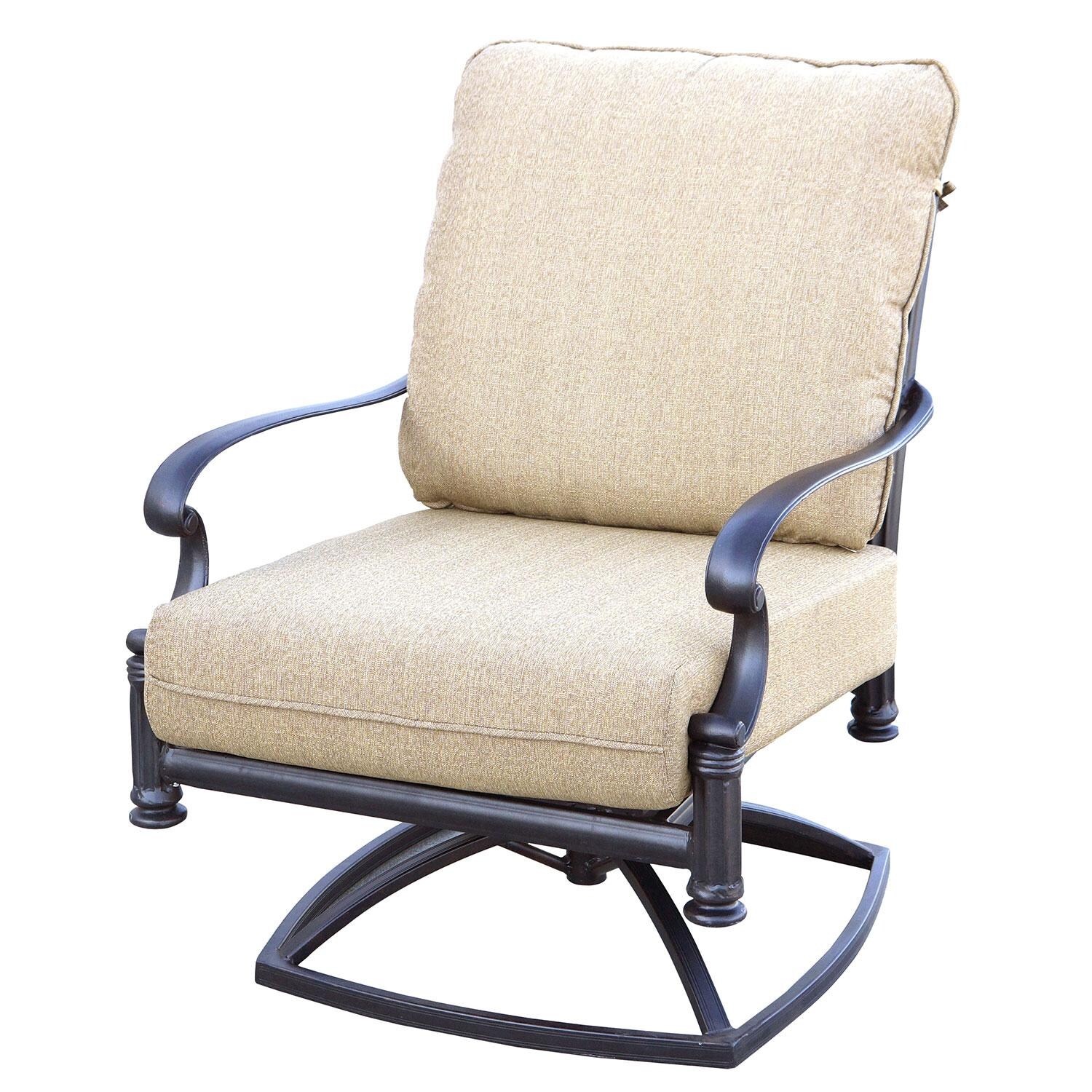 Darlee B/201016-3 / CUSHION Santa Barbara Deep Seating Patio Swivel Rocker - White Background thumbnail