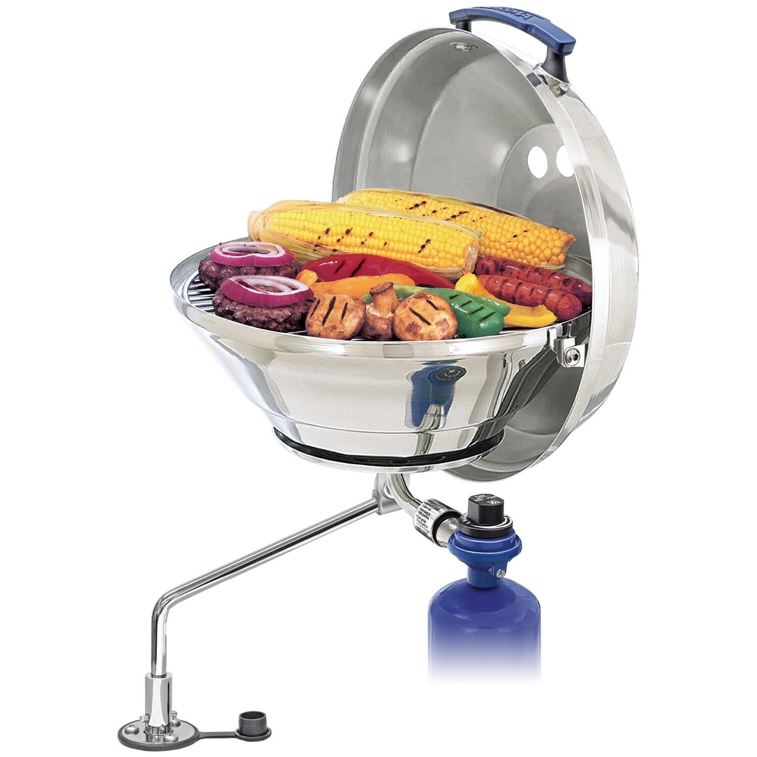 Magma A10-205 Original Marine Kettle on Flush Deck Socket Mount A10-126 (canister NOT included) thumbnail