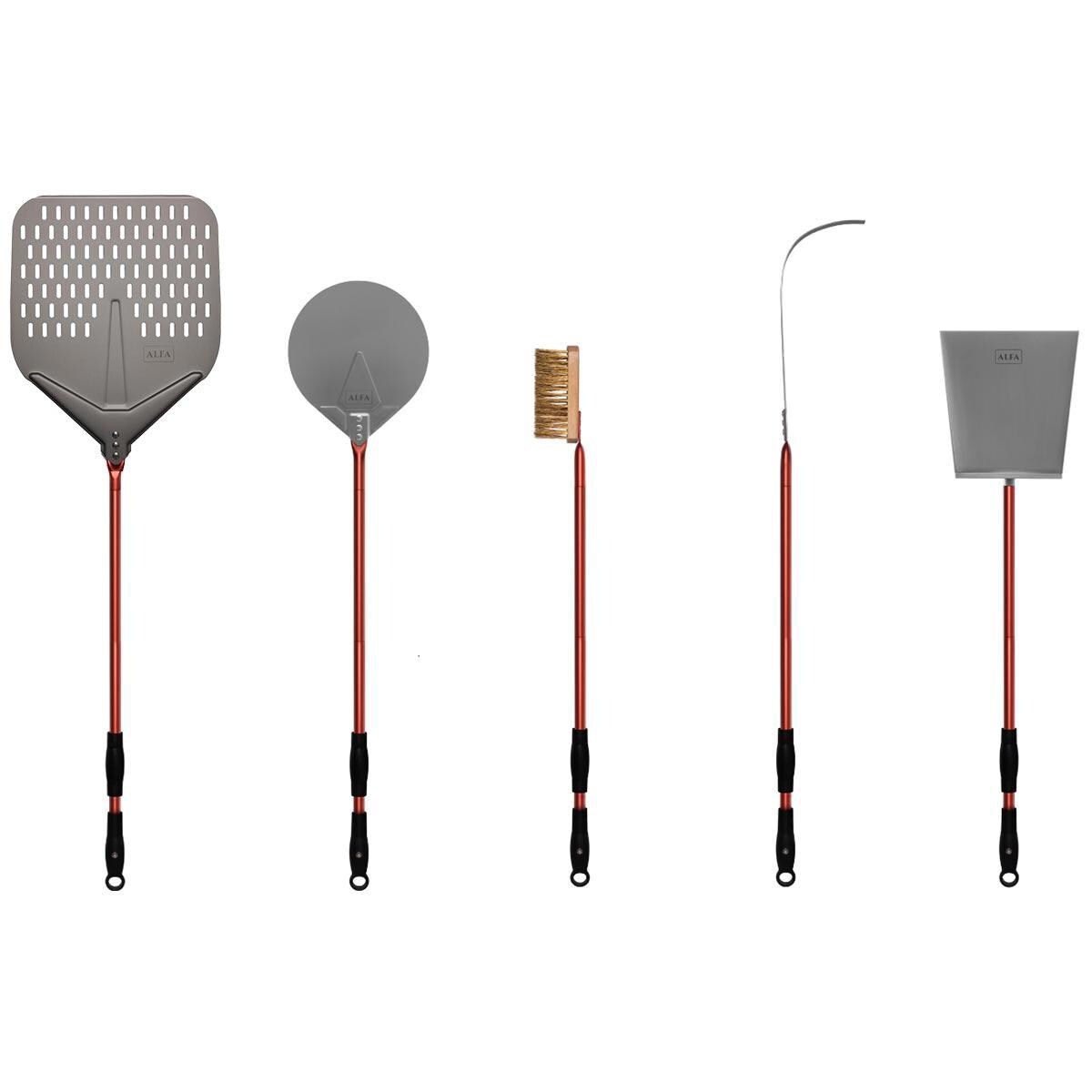Alfa AC-5PSET36RD 36-Inch 5-Piece Pizza Peel Set thumbnail