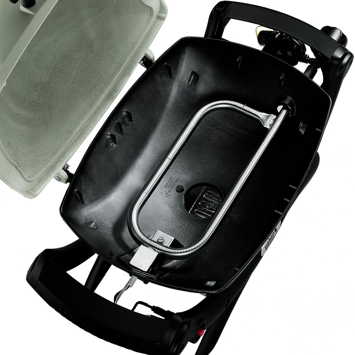 Weber Q 1000 Portable Propane Gas Grill - Stainless Steel Burner thumbnail