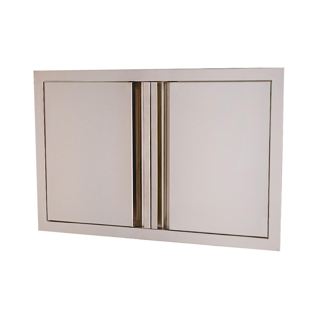 RCS VDD1SC Valiant 33 Inch Soft Close Double Doors - Angled - White Background thumbnail