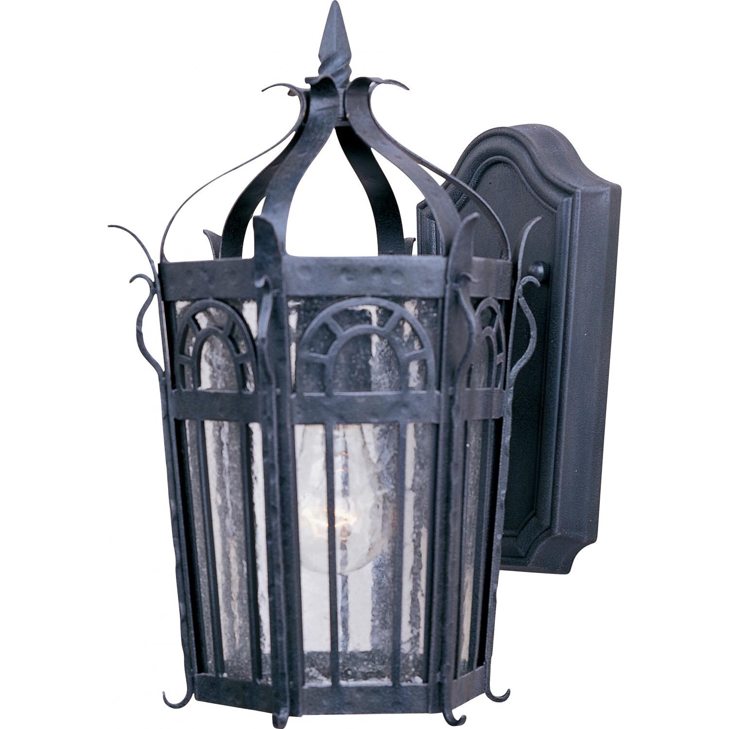 Maxim Cathedral 30041CDCF 100W 14-Inch One Light Outdoor Wall Light - Country Forge thumbnail