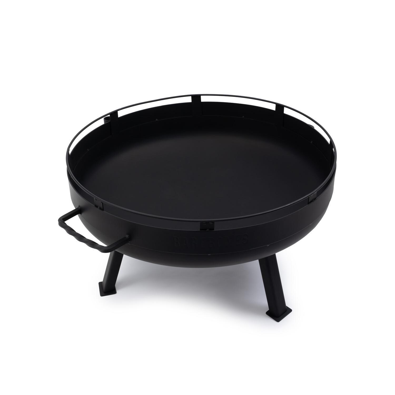 Barebones Living CKW-440 Cowboy 23-Inch Fire Pit Grill - Shown Without Grill Grate - White Background thumbnail