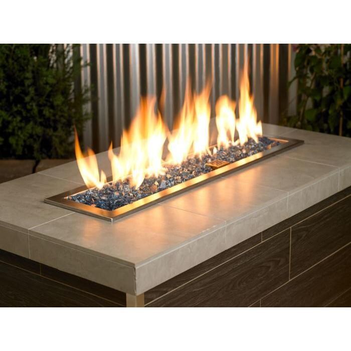 BBQGuys Signature AFF-PABL12-10-J 1/2-in Pacific Blue Fire Glass - Lifestyle thumbnail