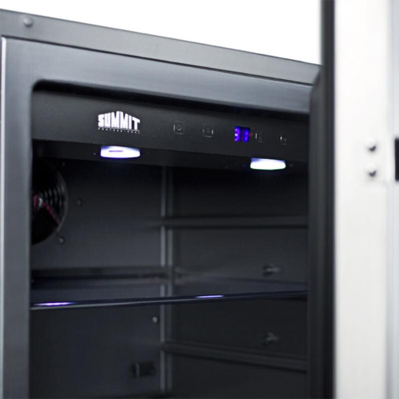 Summit SPR627OSCSS 24-Inch Commercial Outdoor Rated Compact Refrigerator - Digital Control Panel & Interior Lighting thumbnail