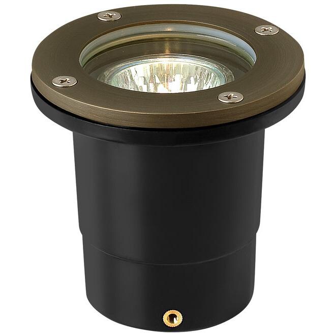 Hinkley Lighting Hardy Island One Light 6-Inch Outdoor Well Light - Matte Bronze - 16701MZ