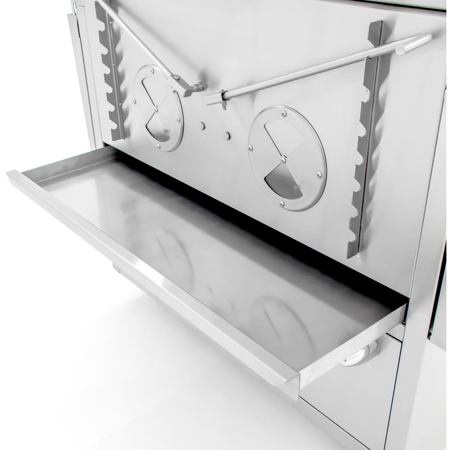 Cajun Grill Preaux 36-Inch Freestanding Charcoal Grill - Slide-Out Drip Tray thumbnail