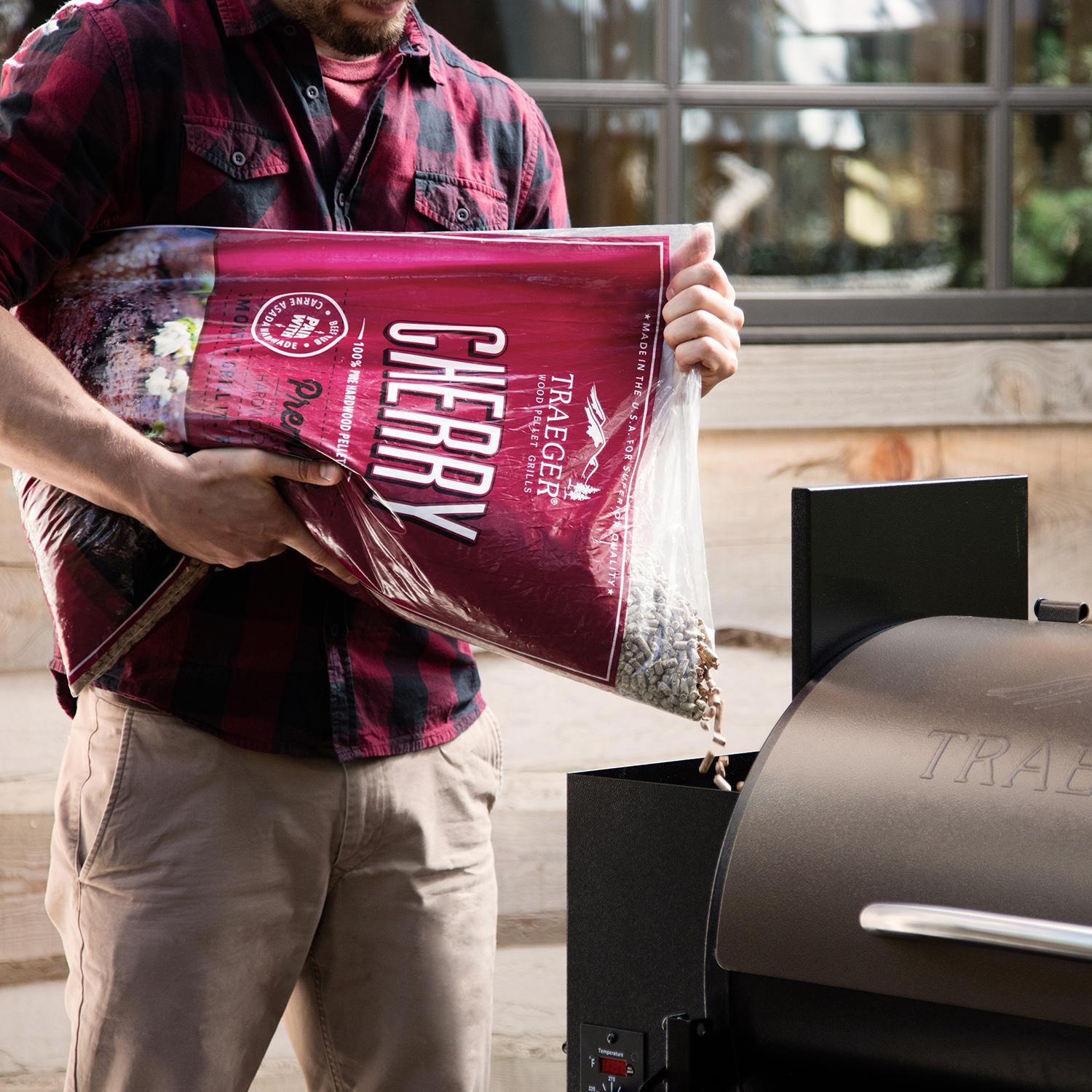 Adding Traeger Pellets To The Grill thumbnail