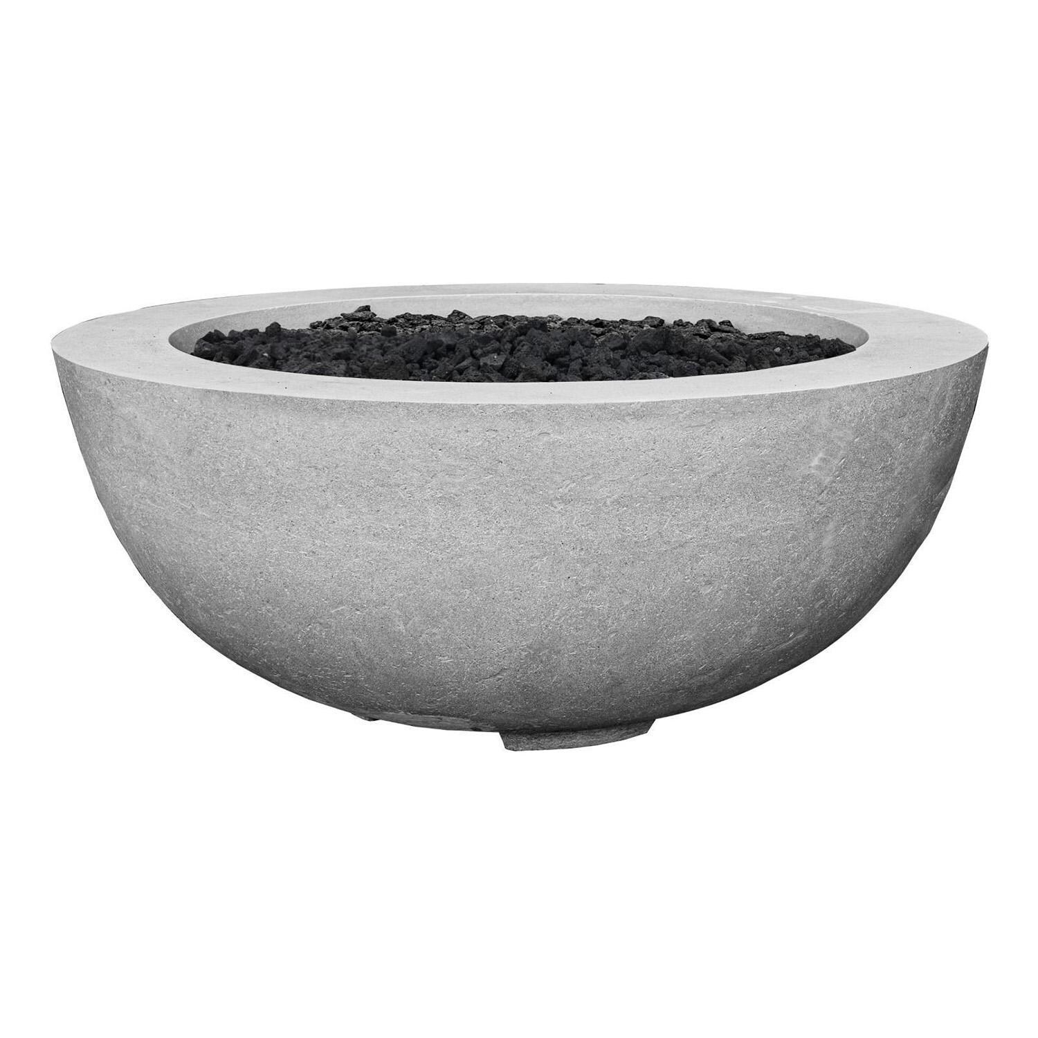 Moderno 8 39-in Round GFRC Propane Fire Bowl in Natural by Prism Hardscapes
