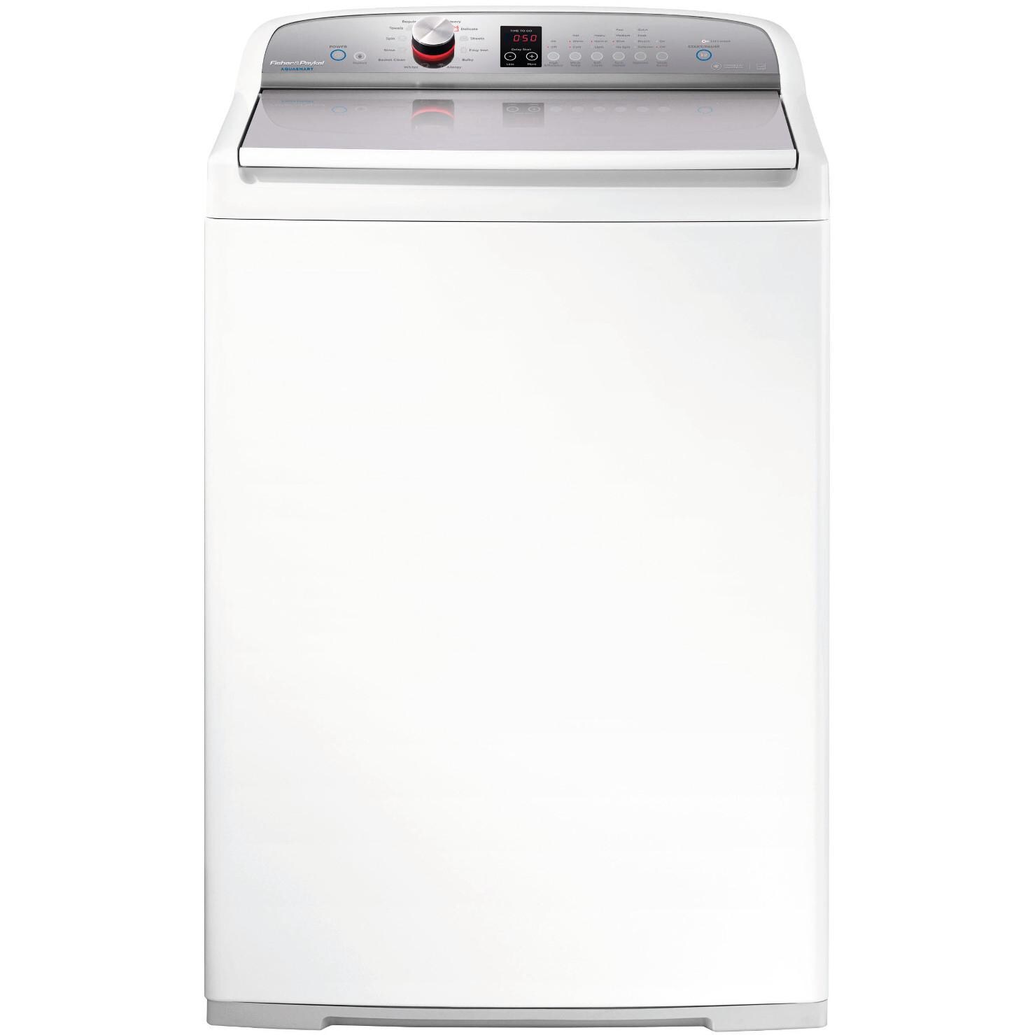 Fisher Paykel 4.0 Cu. Ft. AquaSmart 12 Cycle Top Load Washer W/ Glass Lid - White - WL4027P1 thumbnail