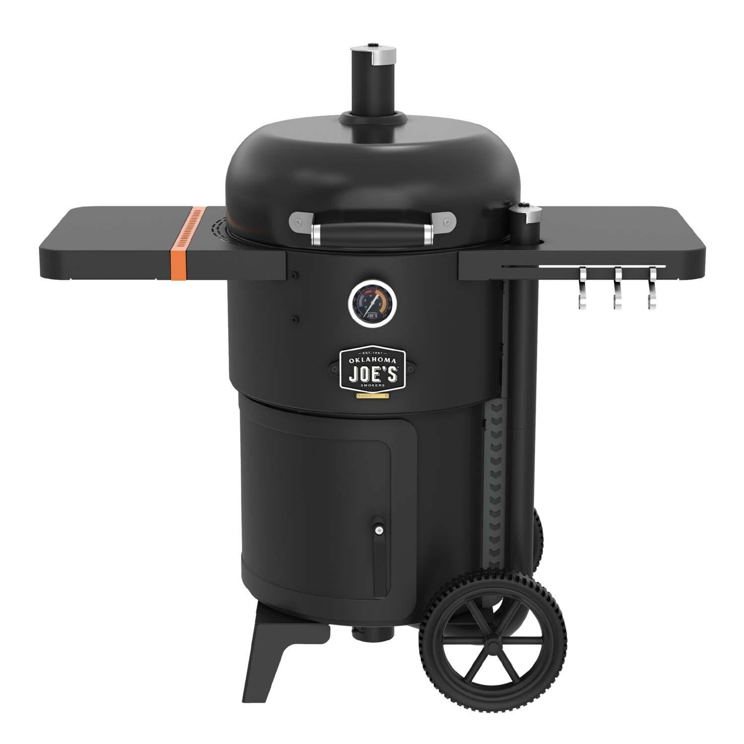 Oklahoma Joe's 25203120 Bronco Drum Smoker & Grill - White Background thumbnail
