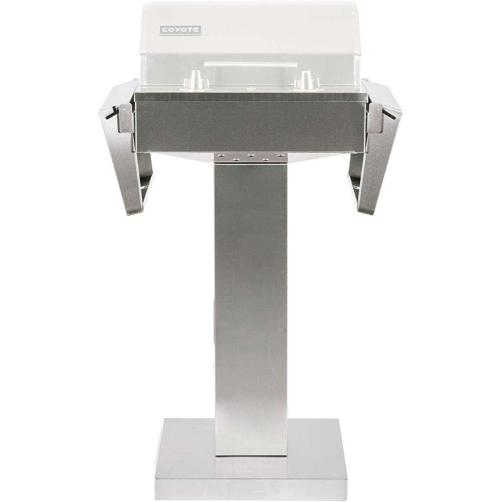 Coyote Portable Electric Grill Pedestal - Shelves Folded Down thumbnail