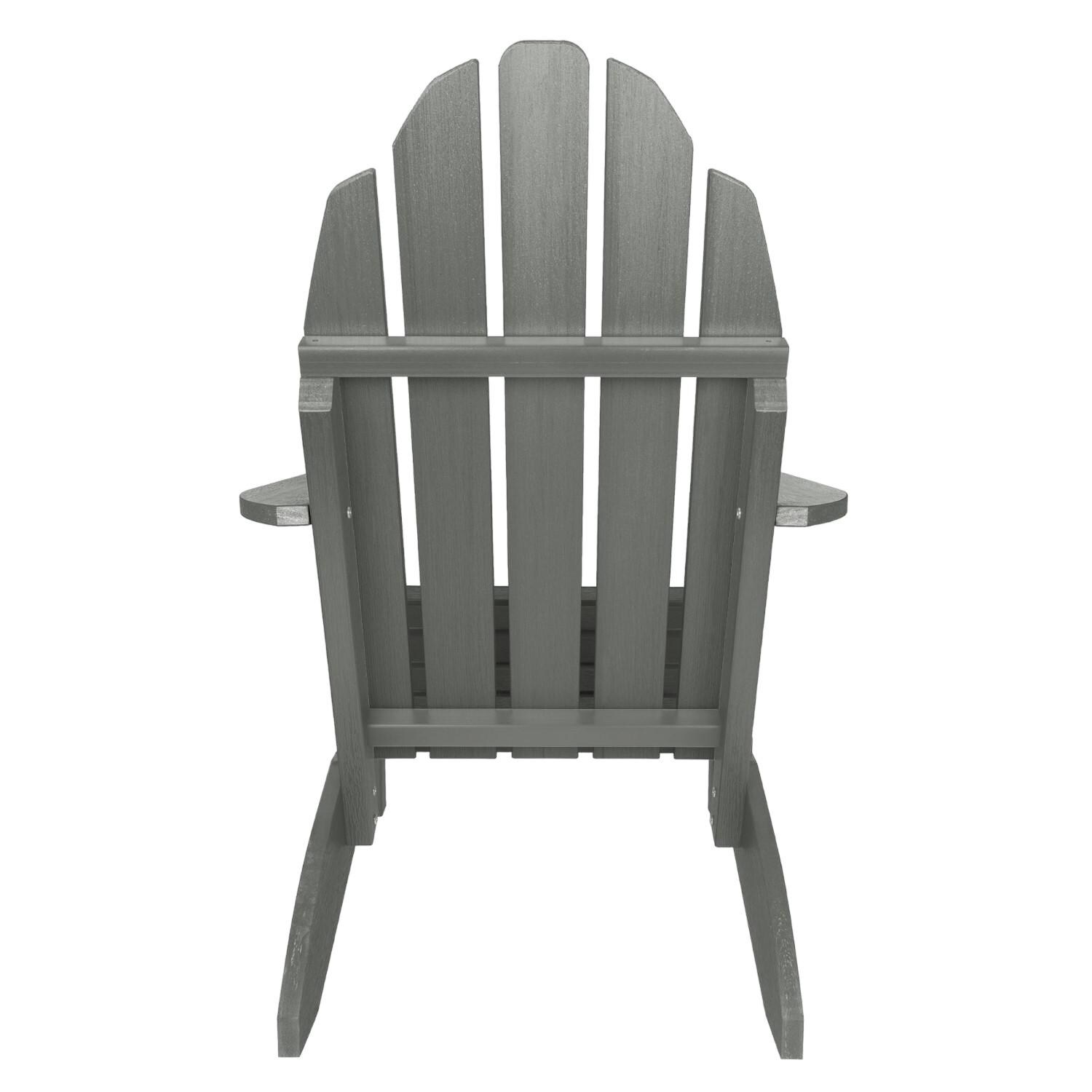 Lakeview The Charmville Adirondack Chair - Coastal Teak - Back thumbnail