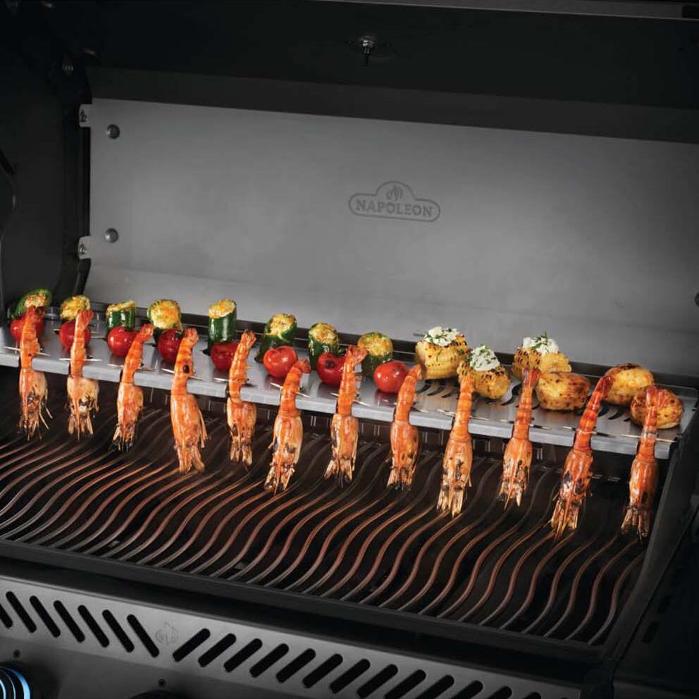 Napoleon  71503 Multifunctional Warming Rack for Rogue 625 - Lifestyle thumbnail