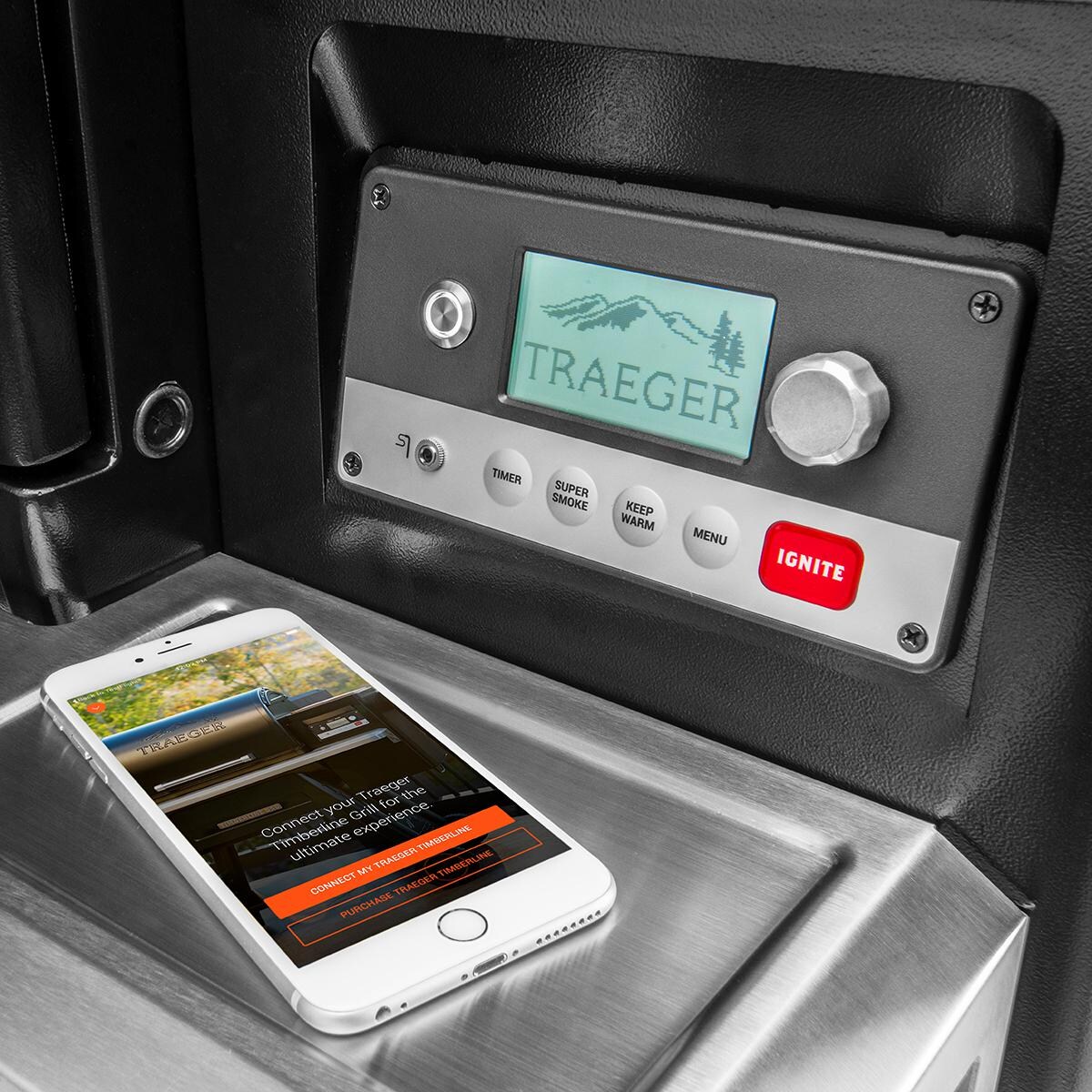 Traeger Timberline 1300 WiFi Controlled Pellet Grill On Cart