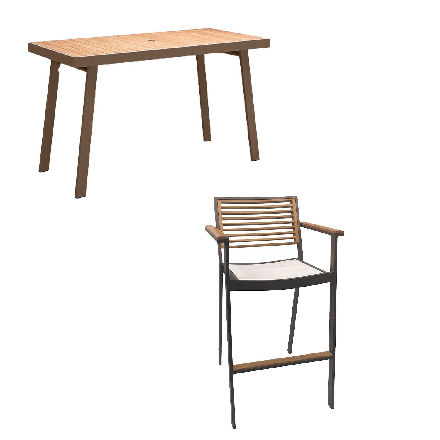 HIGOLD 2017BAR/064/2043 YORK Bar Dining Set thumbnail