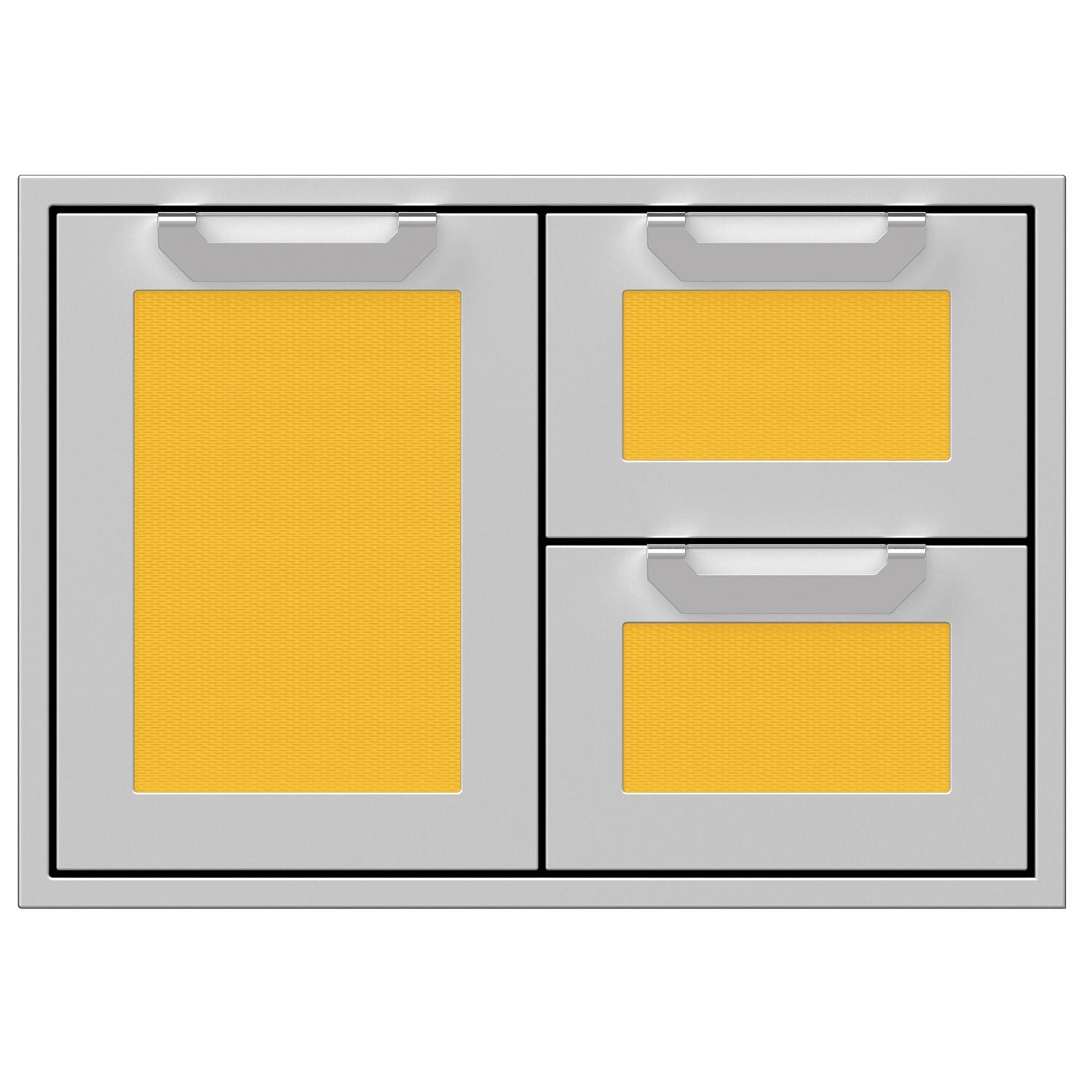 Hestan 30-Inch Double Drawer And Single Storage Door Combo - Sol - AGSDR30-YW thumbnail