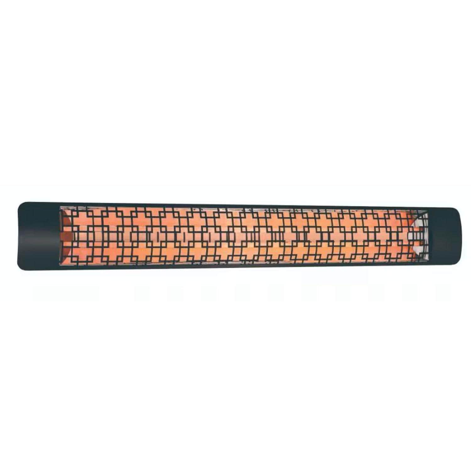 Eurofase Brix Series 61-Inch 6000 Watt Dual Element 240V Electric Infrared Patio Heater In Black - EF60240B5
