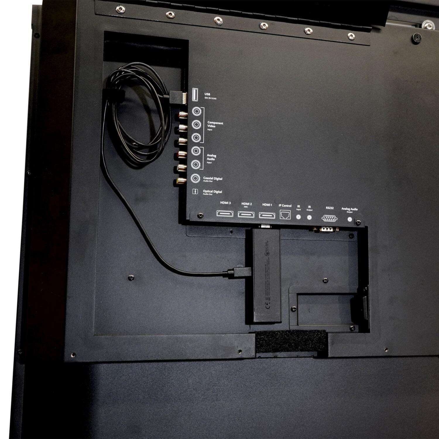 Seura SHD2-55-TV Shade Series 2 55 Inch 4K LED HDR Outdoor TV - Media Compartment thumbnail