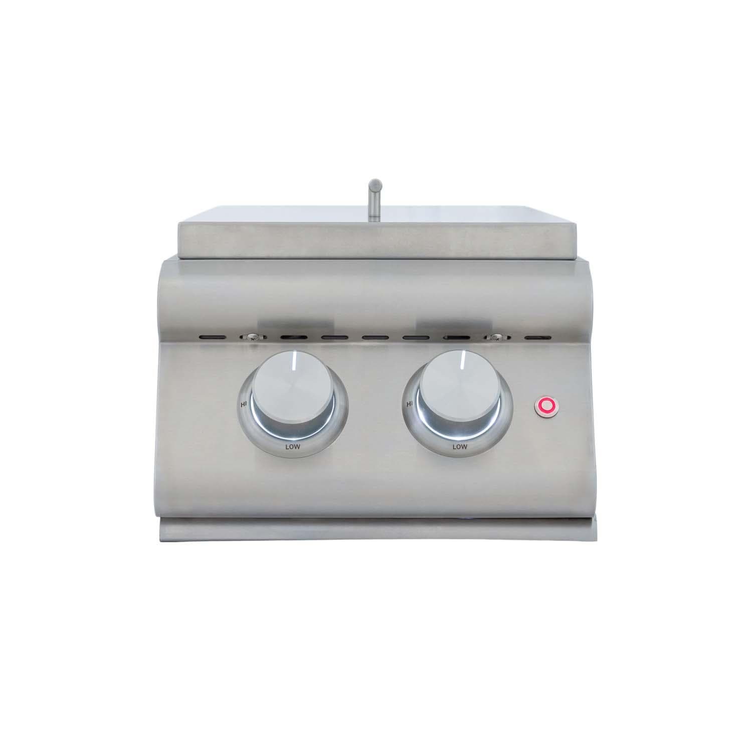 Blaze LTE+ Built-In Natural Gas Double Side Burner - BLZ-SB2