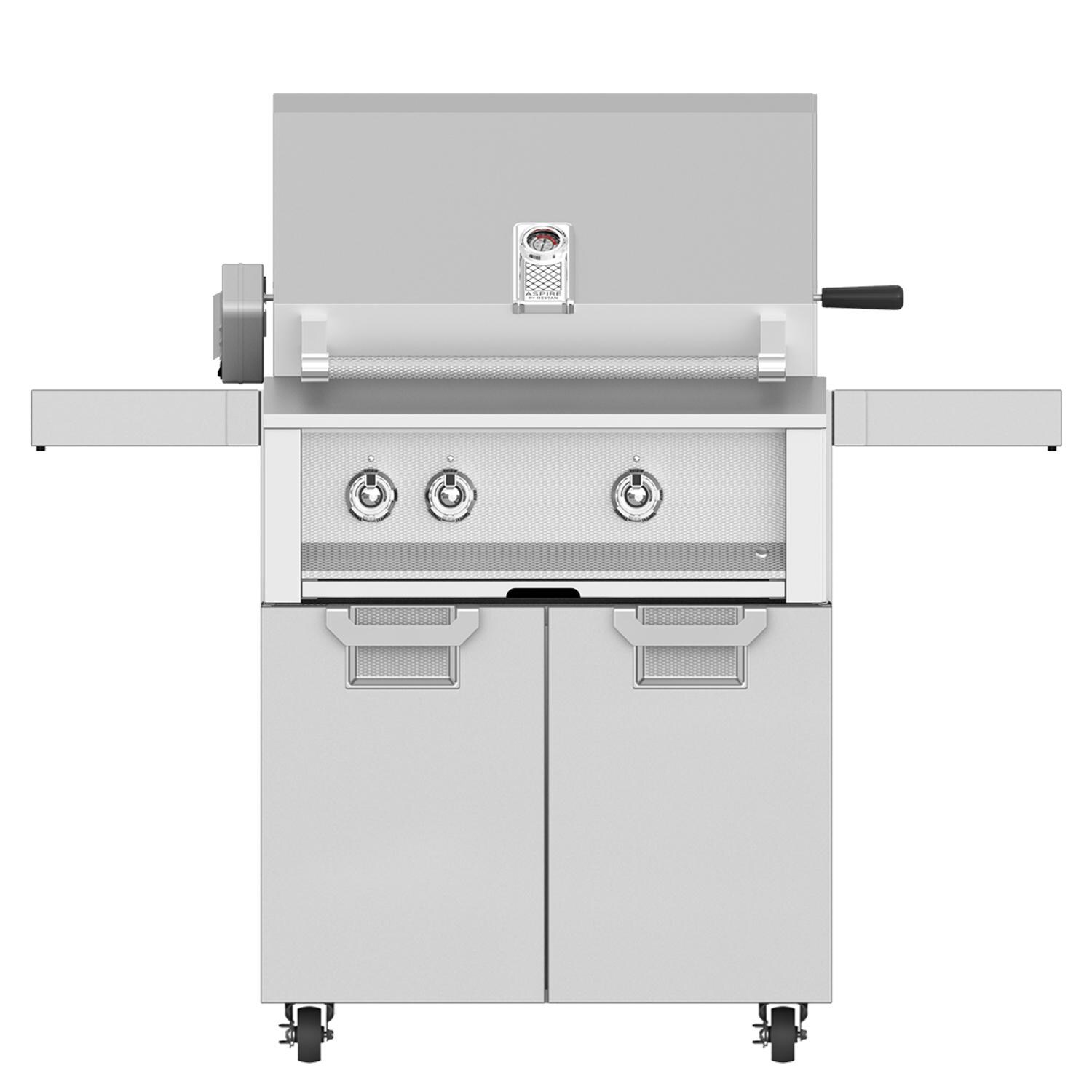 Aspire By Hestan 30-Inch Freestanding Natural Gas Grill With Rotisserie - Steeletto - EABR30-NG-SS thumbnail