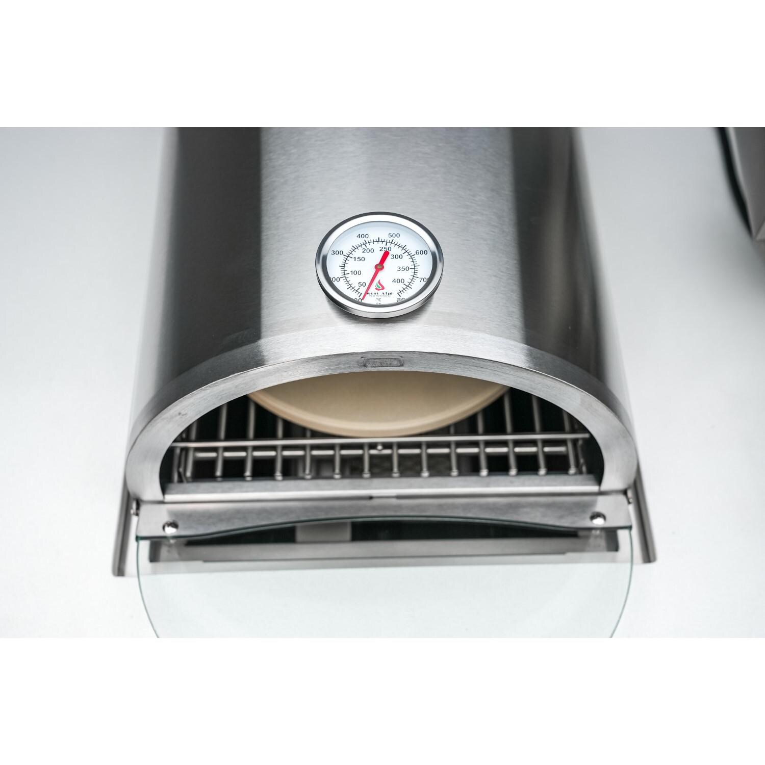 Mont Alpi - MASBP - Pizza Oven Attachment For Side Burners - Top Open thumbnail