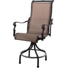Darlee Monterey Sling Patio Counter Height Swivel Bar Stool image