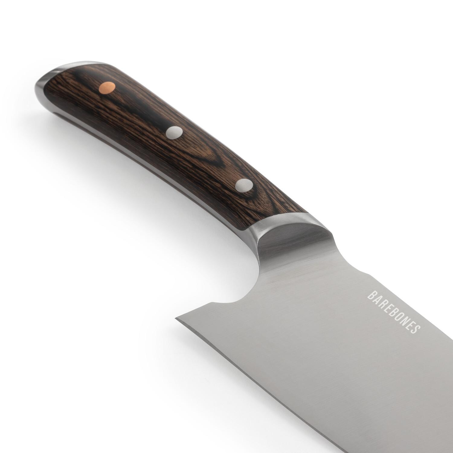 Barebones Living CKW-490 No. 8 Chef Knife - Handle And Blade Detail thumbnail