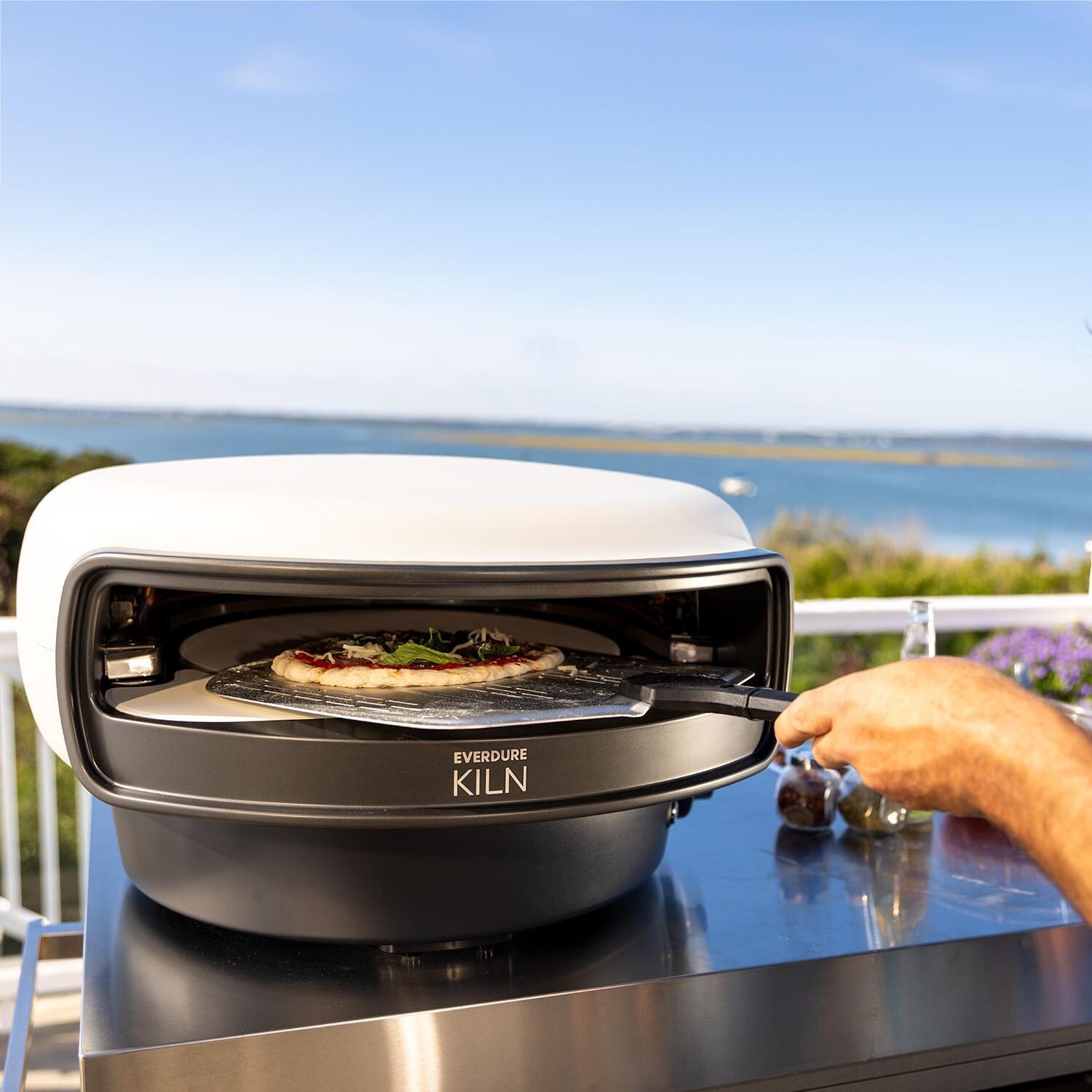 Everdure EKILN1SUS 1-Burner KILN Pizza Oven - Stone - Lifestyle thumbnail