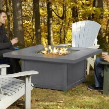Napoleon Hamptons Patioflame 42-Inch Square Propane Gas Fire Table - HAMP2-GY