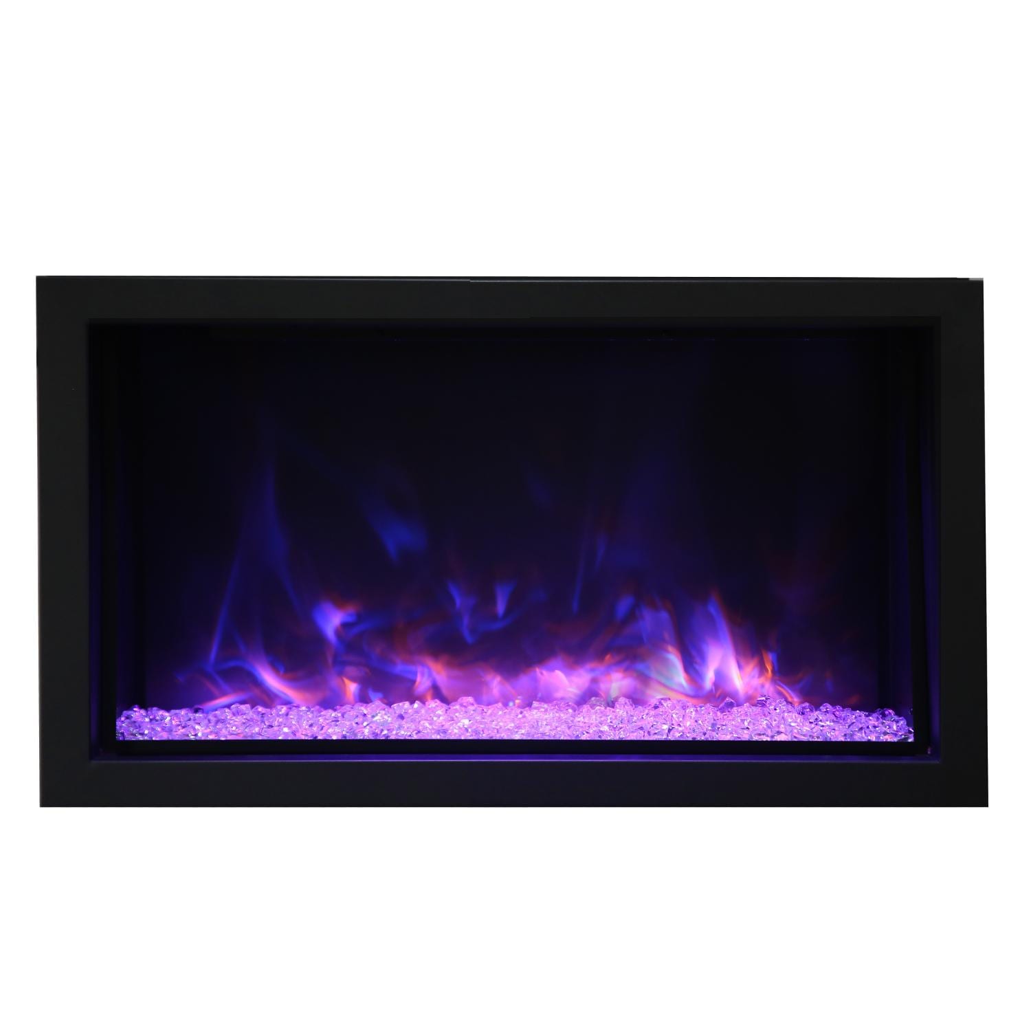 Amantii 40-inch Panorama Deep Extra Tall Electric Fireplace - Purple thumbnail
