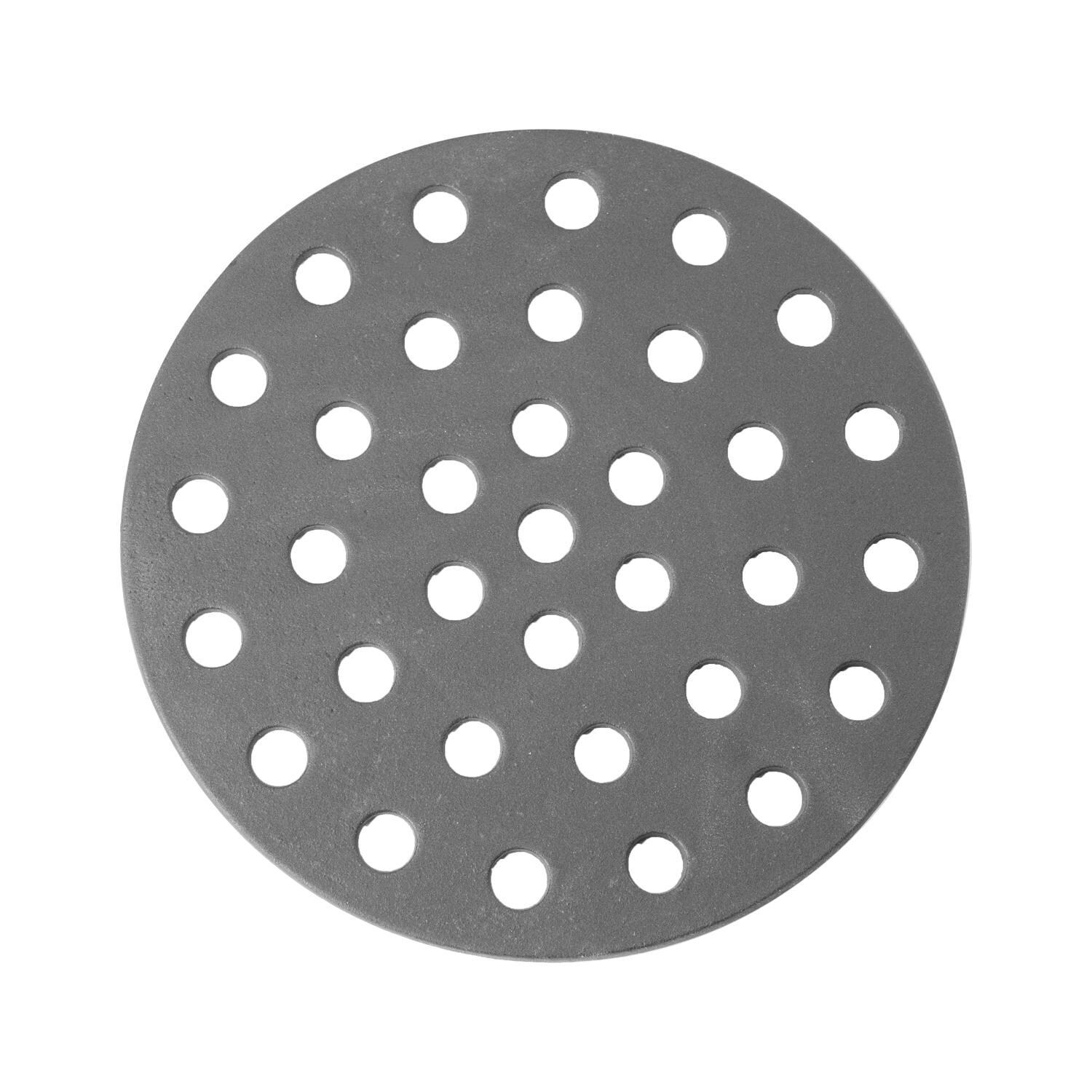 BBQGuys Signature BBQ-KCF-10 Cast Iron Charcoal Fire Grate For Kamado Grills - Top View thumbnail