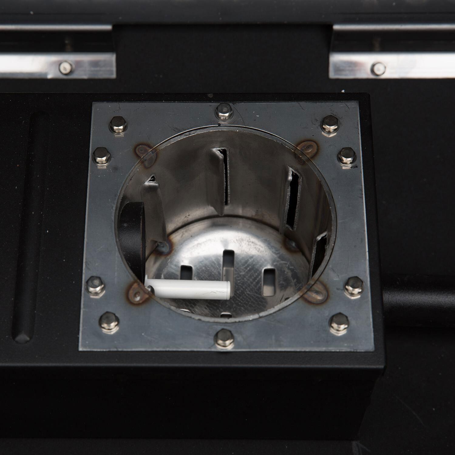 Green Mountain Grills Ledge SS Wi-Fi Controlled Wood Pellet Grill - Burn Pot - Detail thumbnail