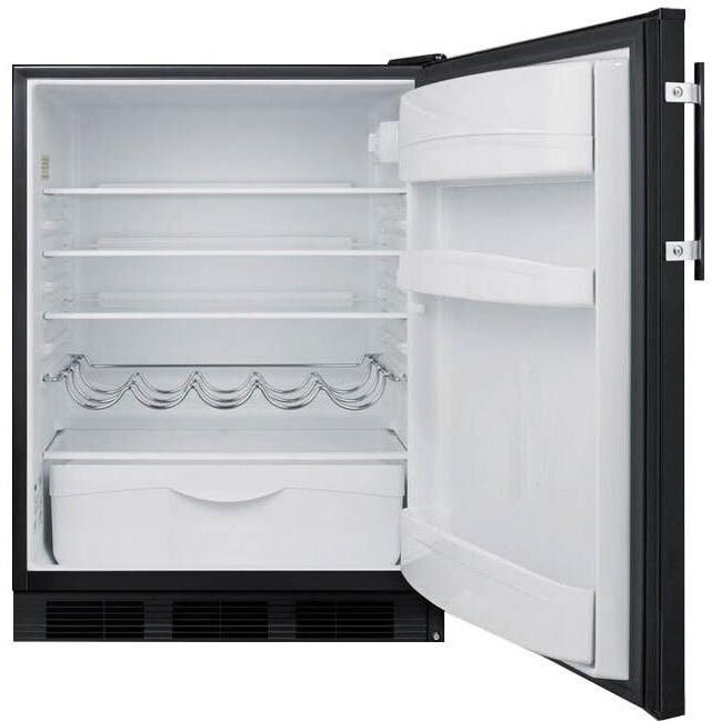 Summit 5.5 Cu. Ft. Built-In / Freestanding Compact Refrigerator - FF63BBI - Open View thumbnail