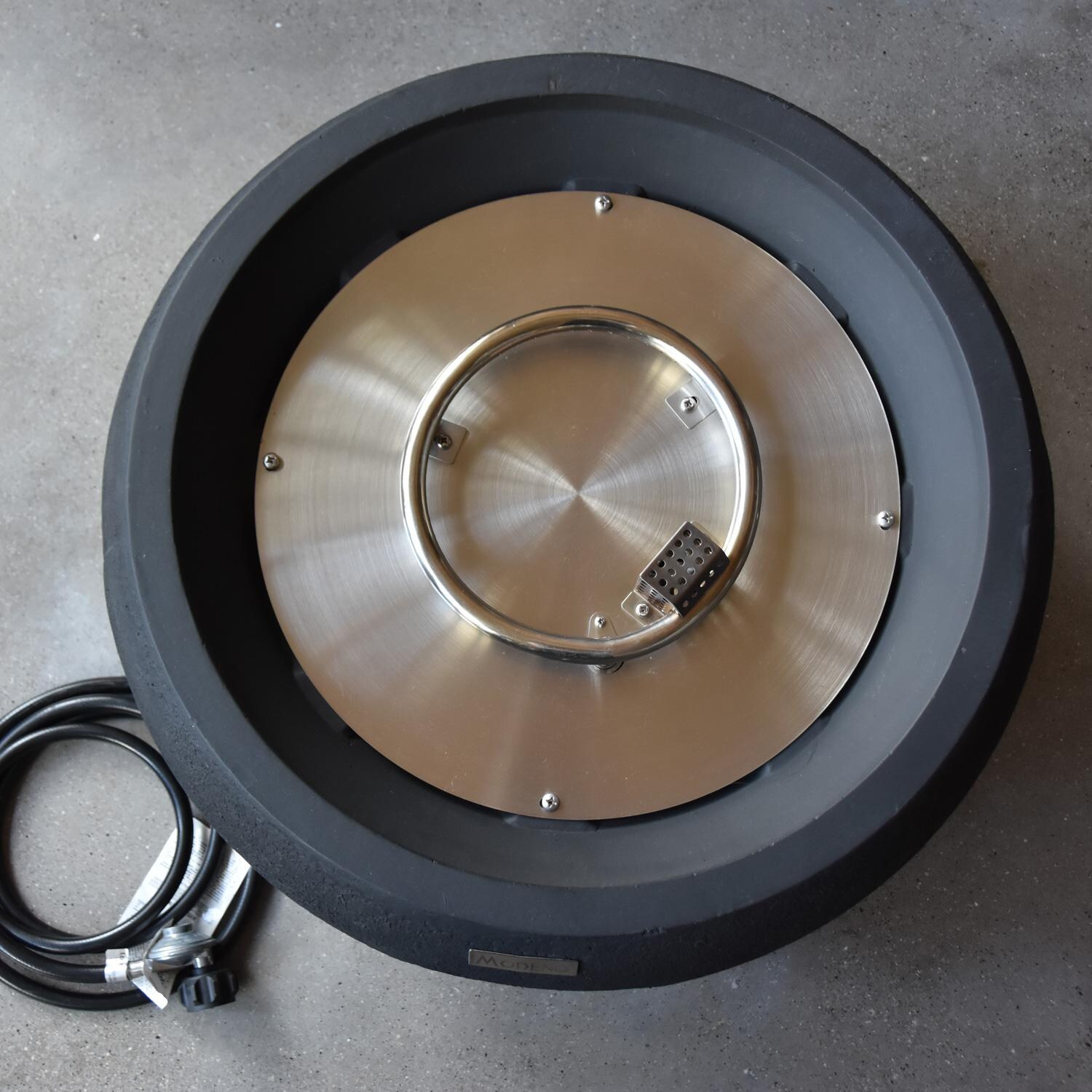 Elementi OFG115-NG Modeno York 27-Inch Natural Gas York Fire Bowl - Top View thumbnail