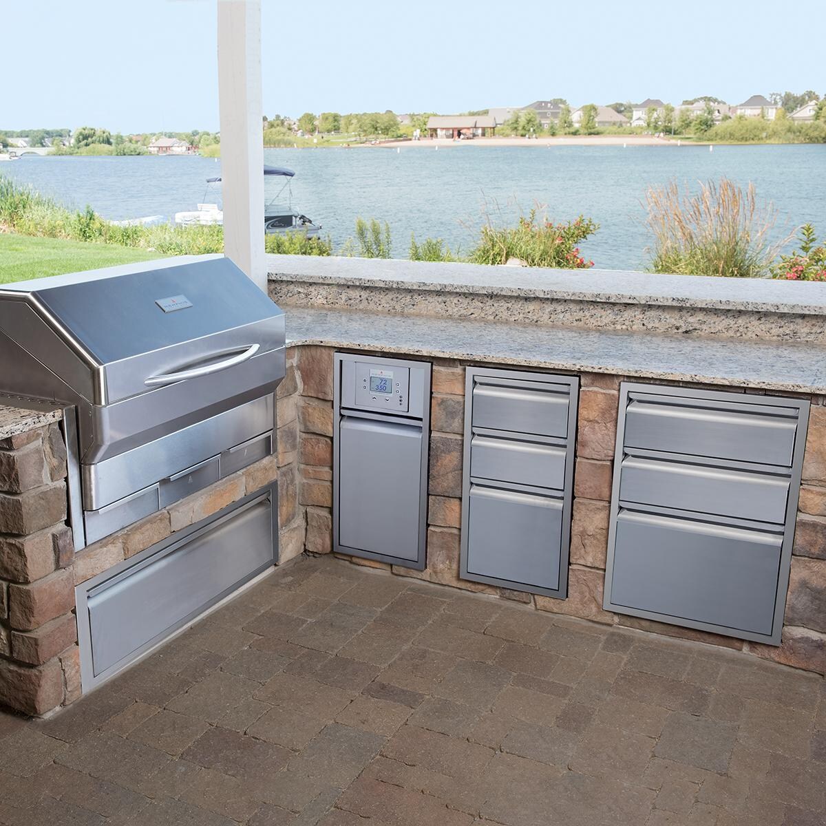 Memphis Grills Elite 42-Inch Access Drawer With Soft Close - Lifestyle View thumbnail