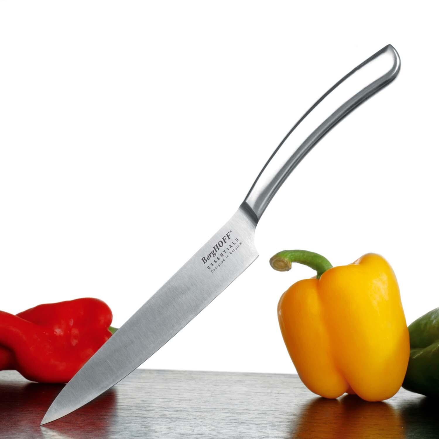 BergHOFF Concavo 9 Pc Cutlery Set w/ Wood Block & Sharpener thumbnail