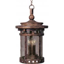 Maxim Santa Barbara DC Three Light 17-Inch Outdoor Hanging Lantern - Sienna - 3138CDSE image
