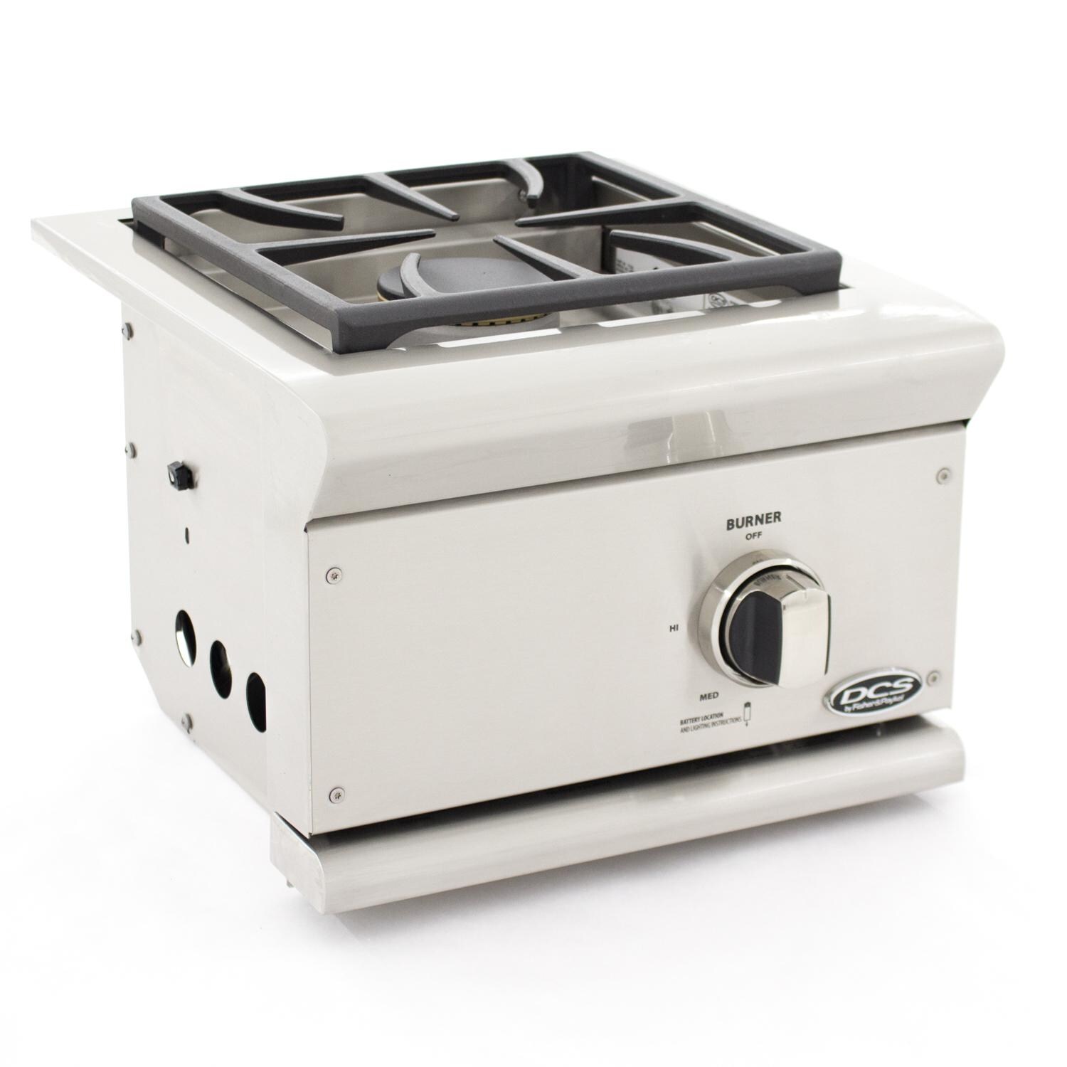 DCS Single Side Burner - Angled View thumbnail