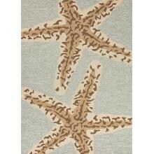 Jaipur Rugs Grant Sea Star 5 X 7.6 Indoor/Outdoor Rug - Blue/Brown