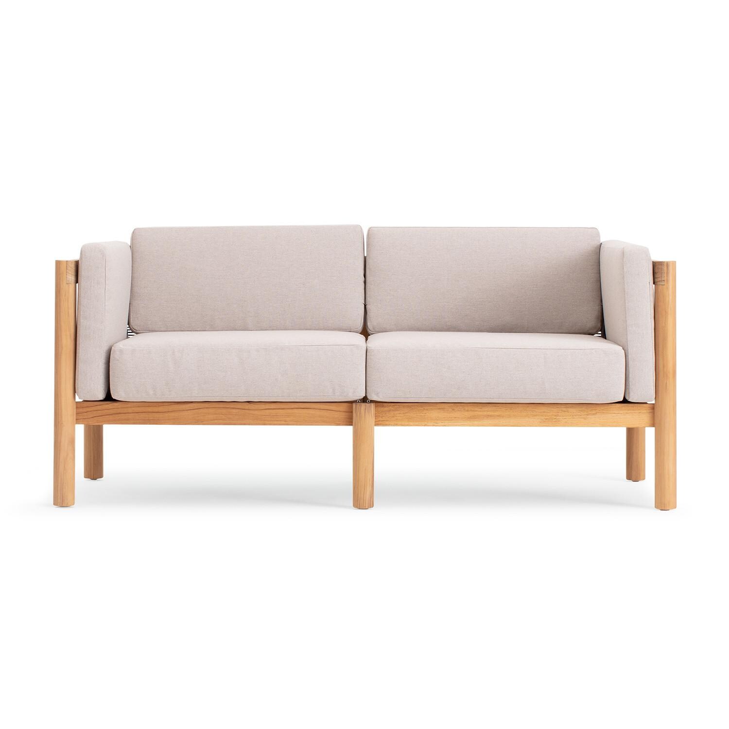 Neighbor LOVE1 - AS Loveseat W/ Sunbrella Cushion Arms - Front View thumbnail