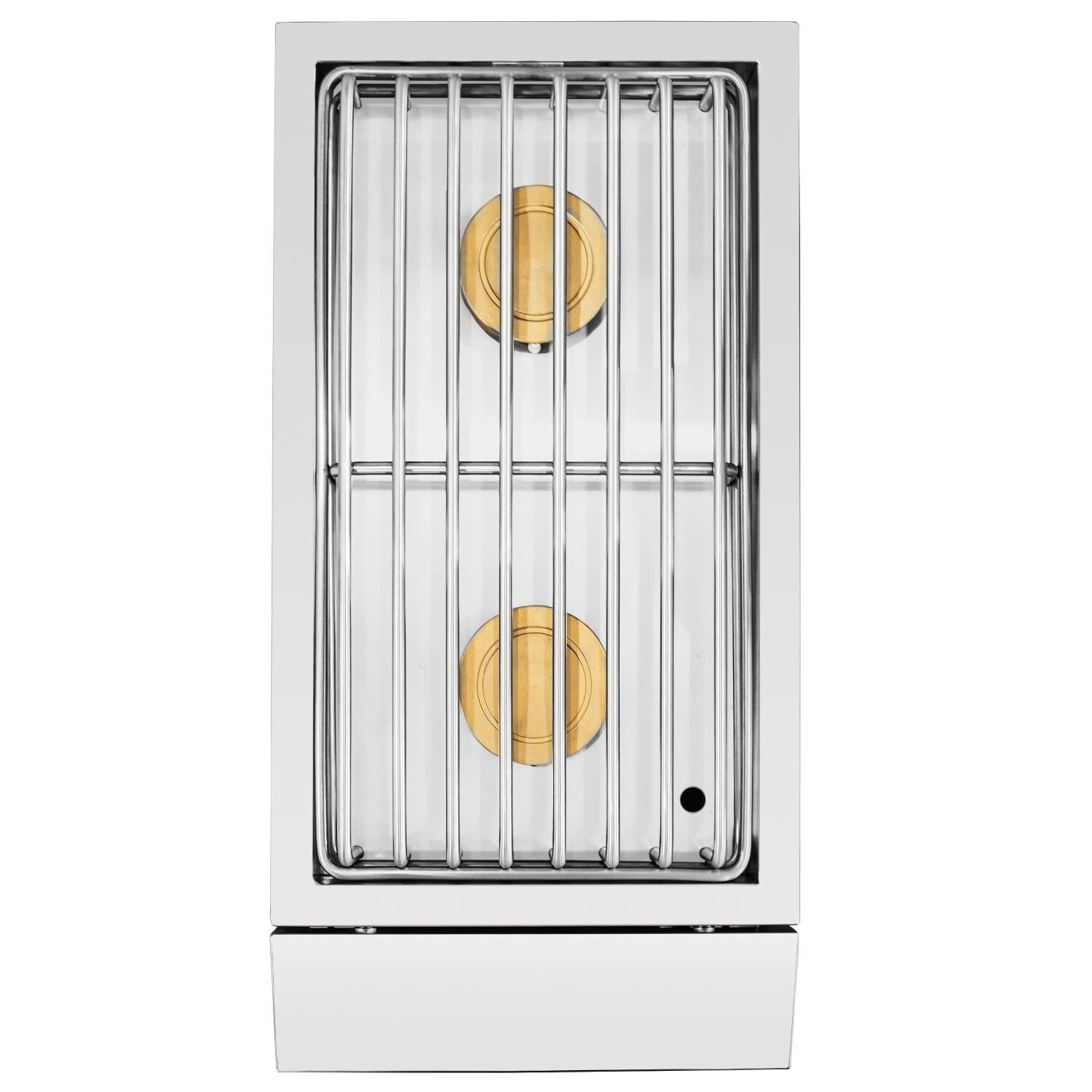 Alturi ALTSB-2-LP Built-In Propane Gas Double Side Burner - Top Down - White Background thumbnail