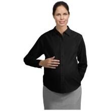 Port Authority Maternity Easy Care Shirt Medium - Black/Light Stone image