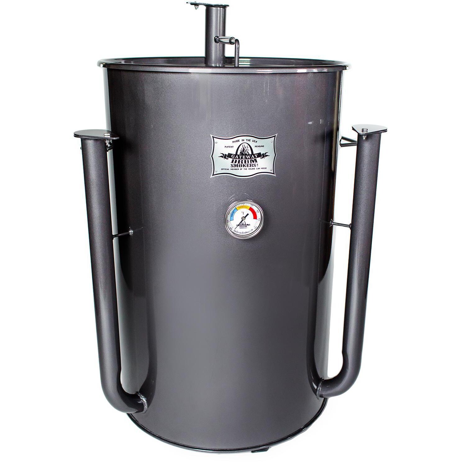 Gateway Drum Smokers 55122 55 Gallon Charcoal BBQ Smoker - Charcoal thumbnail